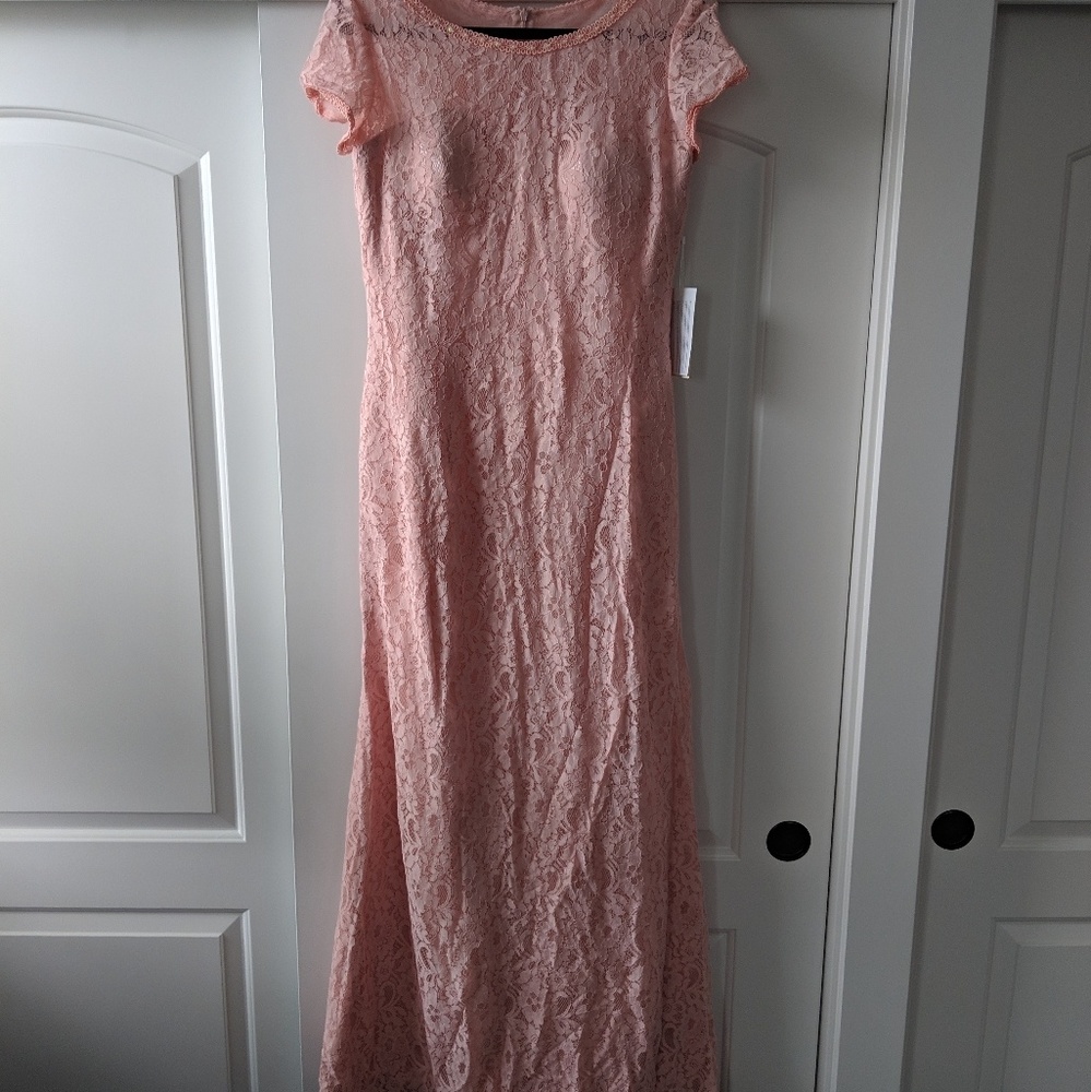 Long lace dress